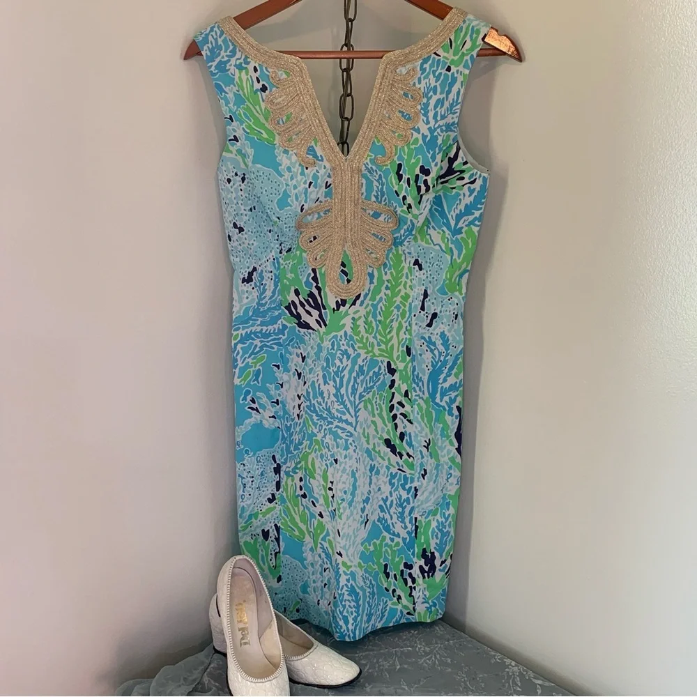 Lilly Pulitzer Janice Shift Dress - Size 2 - Picture 1 of 10